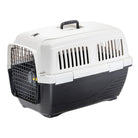 Caisse de transport pour animaux Clipper, plastique robuste, porte grillagée, poignée ergonomique, idéale pour chats et petits chiens.